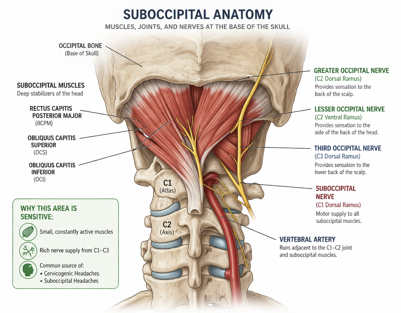 Chiropractic care for neck pain at the base of the skull in St. Peter MN