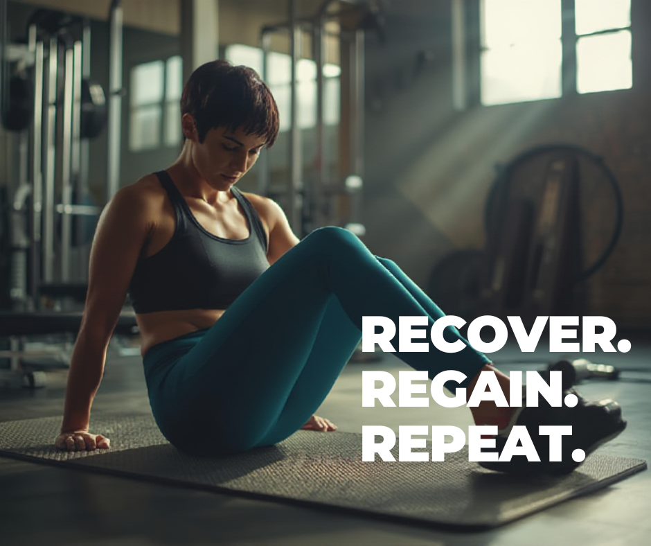 A blue high-density foam roller used for muscle recovery and mobility exercises at Rising Sun Chiropractic in St. Peter, MN.